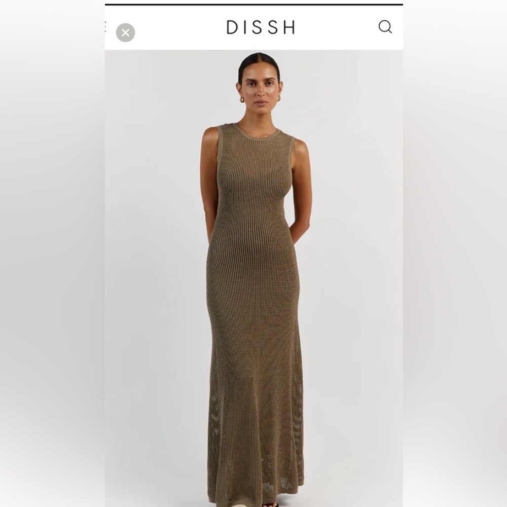 DISSH Ophelia Moss Crochet Maxi Size M